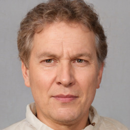 Neutral white adult male with short  brown hair and brown eyes