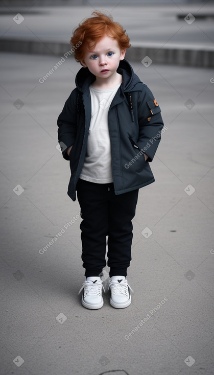 French infant boy with  ginger hair