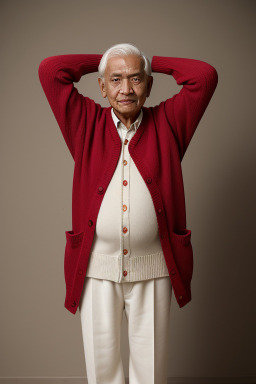 Nepalese elderly male with  white hair