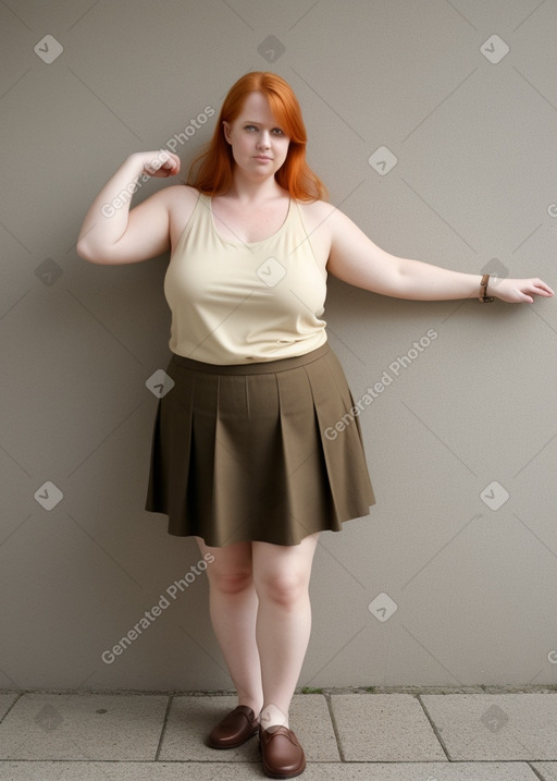 Swedish adult female with  ginger hair