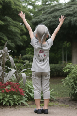 Belarusian child female with  gray hair