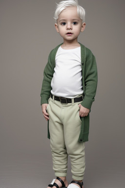 Israeli infant boy with  white hair