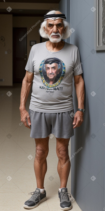 Kuwaiti elderly male with  gray hair