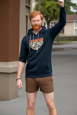 Indian adult male with  ginger hair