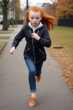 Lithuanian child female with  ginger hair