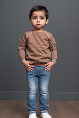 Guatemalan infant boy with  brown hair