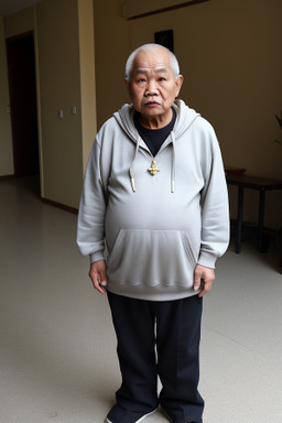 Thai elderly male with  blonde hair