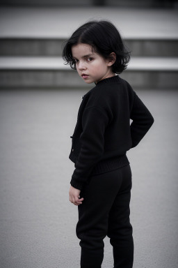 Norwegian infant boy with  black hair