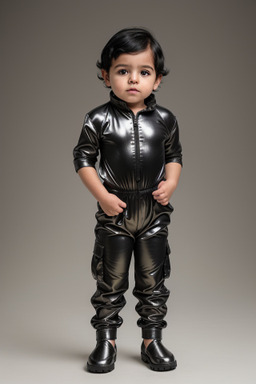 Mexican infant boy with  black hair