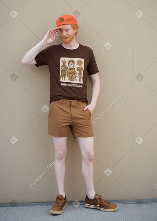 Austrian adult non-binary with  ginger hair