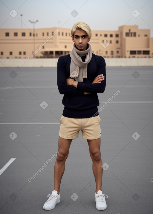 Saudi arabian adult male with  blonde hair