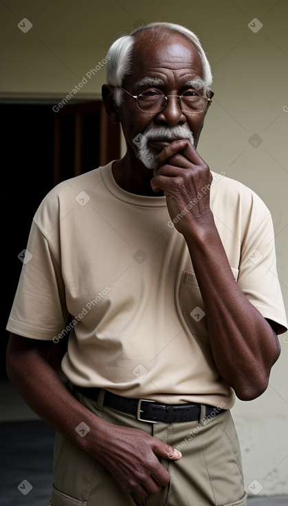 Elderly male with  ginger hair