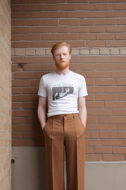 Swiss adult male with  ginger hair