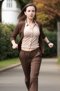 Spanish adult female with  brown hair