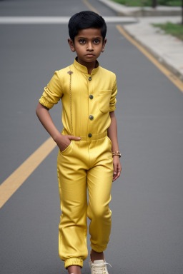 Bangladeshi child boy with  white hair