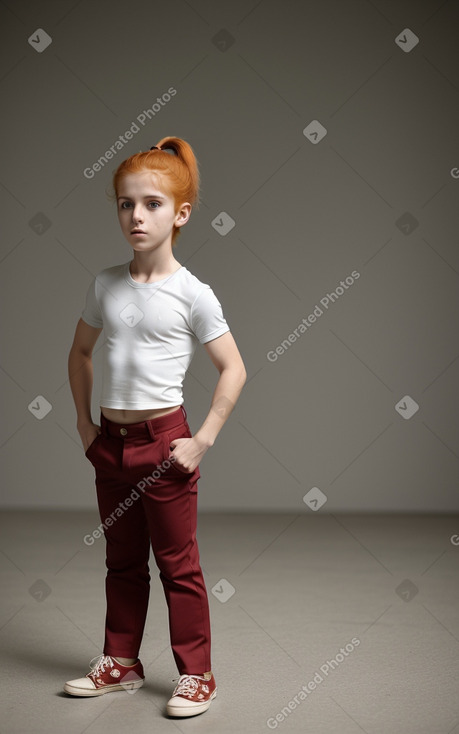 Turkish child boy with  ginger hair