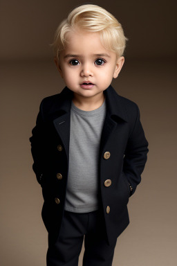 Omani infant boy with  blonde hair