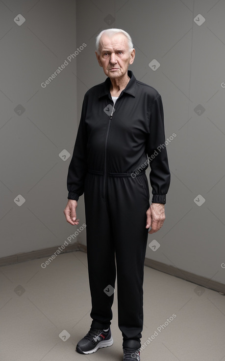 Latvian elderly male with  black hair