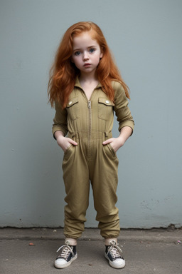 Cuban infant girl with  ginger hair