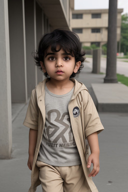 Pakistani infant boy with  gray hair