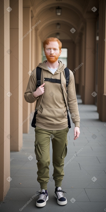 Egyptian adult male with  ginger hair