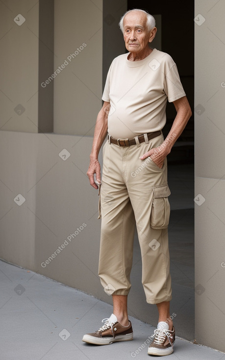 Elderly male with  ginger hair