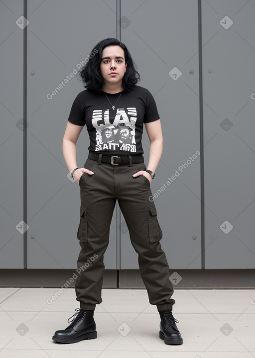 Hispanic adult non-binary with  black hair