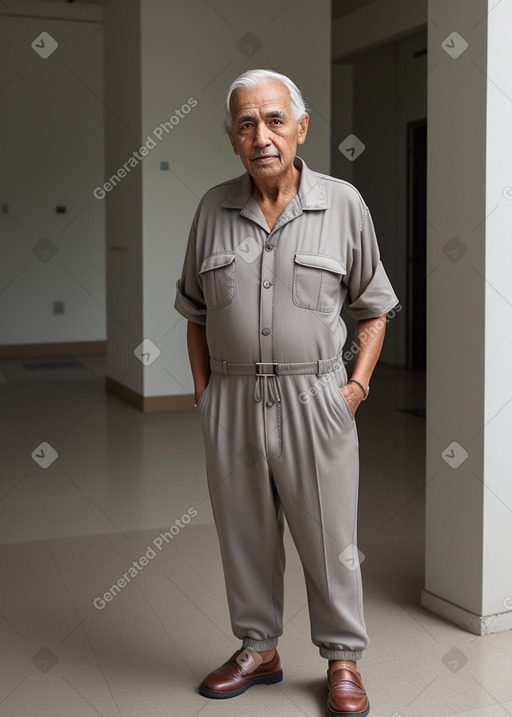 Elderly male with  gray hair