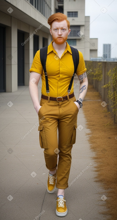 Georgian adult non-binary with  ginger hair