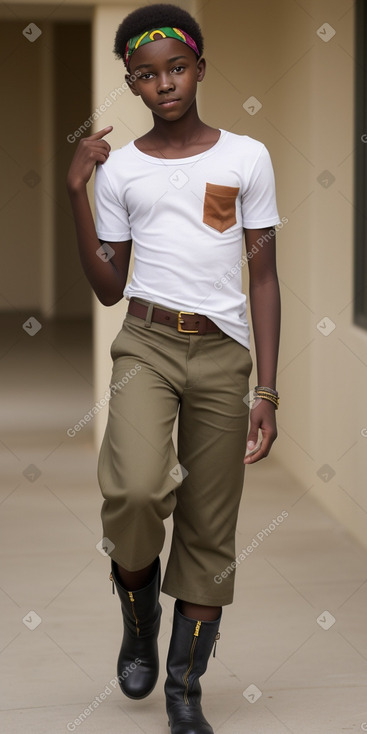 African teenager boy 