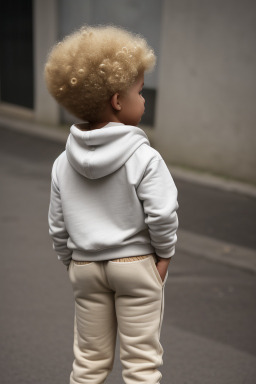 Peruvian infant boy with  blonde hair