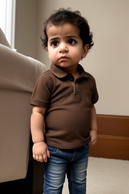 Egyptian infant boy with  brown hair