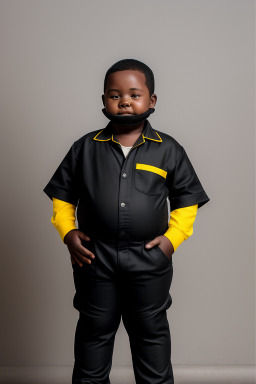 Tanzanian child boy with  black hair