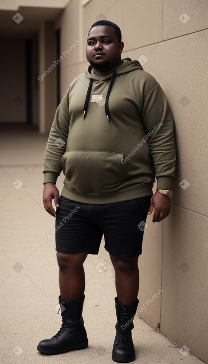 Sudanese adult male with  black hair