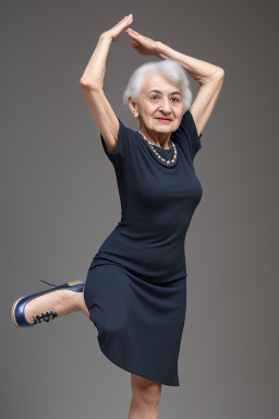 Azerbaijani elderly female with  gray hair