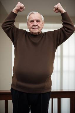 Slovak elderly male with  brown hair