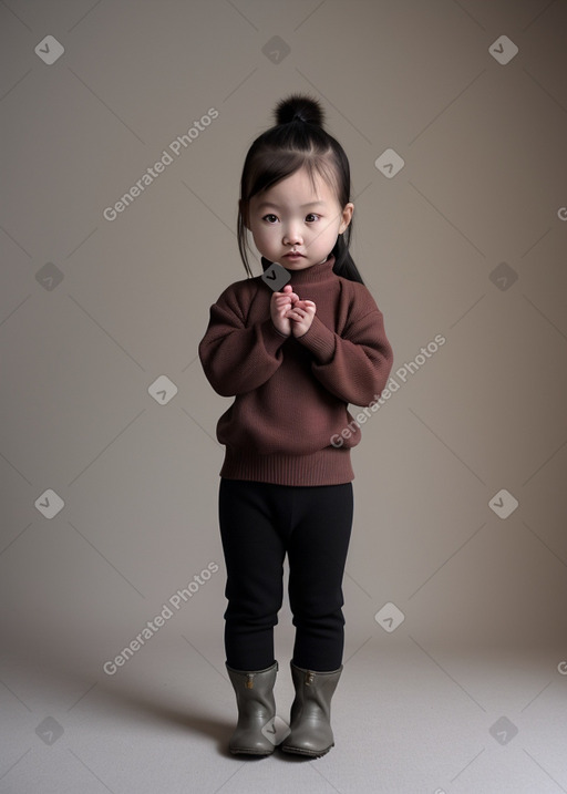 Mongolian infant girl 