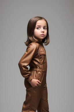 Malian child female with  brown hair