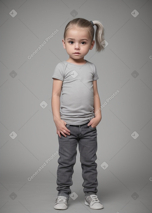 Swiss infant boy with  gray hair