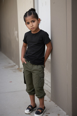 Honduran child boy with  black hair