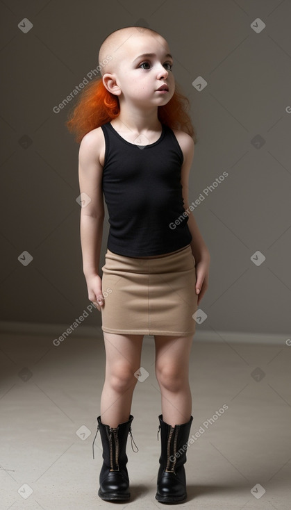 Lebanese infant girl with  ginger hair