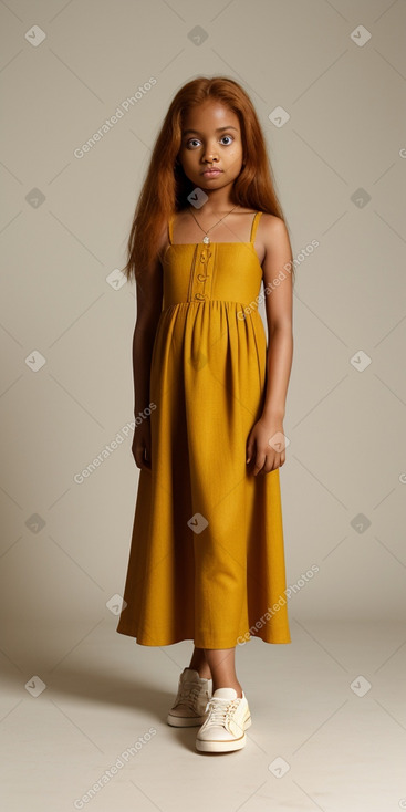 Child female with  ginger hair