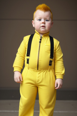 Belgian infant boy with  ginger hair