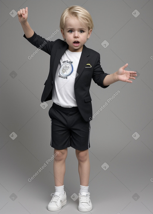 Argentine infant boy with  blonde hair