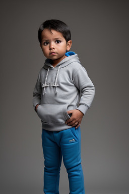 Bolivian infant boy with  gray hair