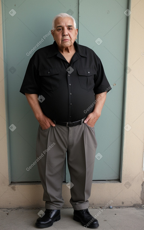 Cuban elderly male with  black hair