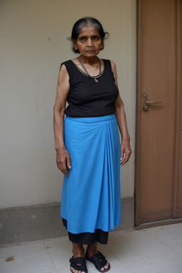 Bangladeshi elderly female with  black hair