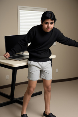 Honduran adult boy with  black hair