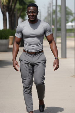 Ghanaian adult male with  gray hair