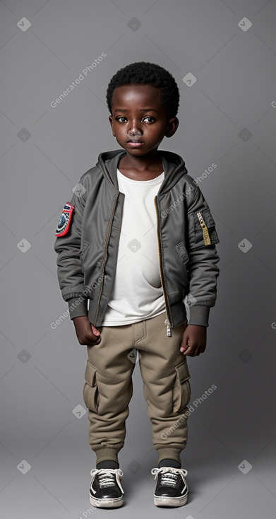 Sudanese child boy with  gray hair